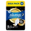 Always Ultra Sanitary Towels Secure Night Extra Wings 22s Size 5