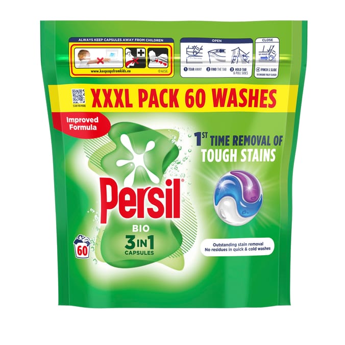 Persil 3in1 Bio Pods 60 Washes