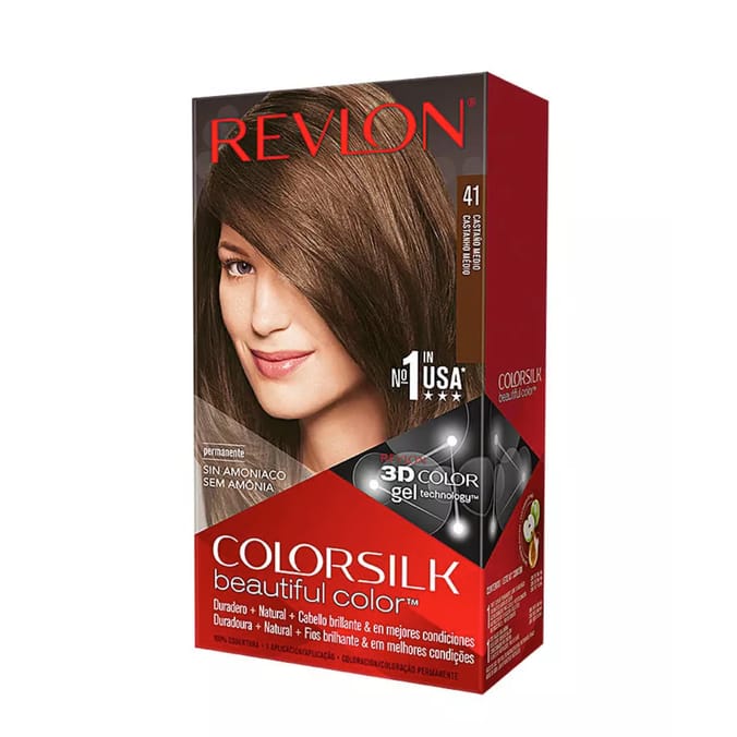 Revlon Colorsilk Permanent Hair Colour 41 Medium Brown