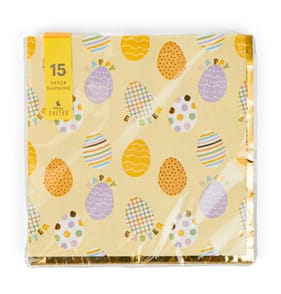 Happy Easter Napkins 15 Pack