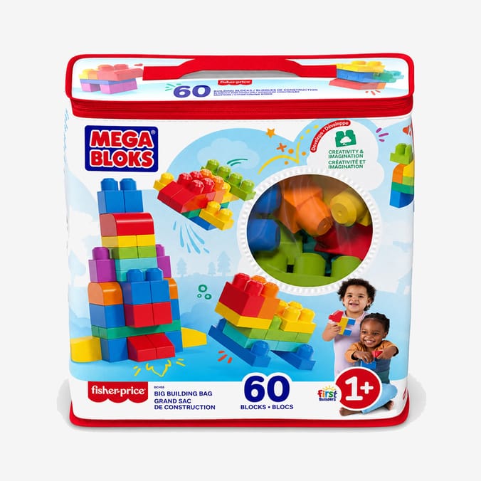 Mega Bloks Big Building Bag 60 Pieces