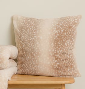 The Winter Warmer Collection Deer Faux Fur Cushion 