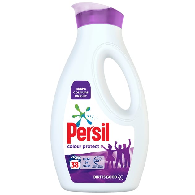 Persil Laundry Washing Liquid Detergent Colour 38 Washes Home Bargains