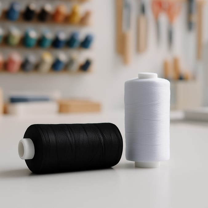 Hand Made With Love Polyester Threads 2 Pack