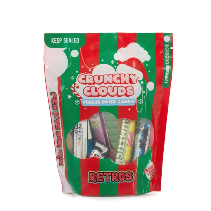 Crunchy Clouds Freeze Dried Candy Festive Mix 150g