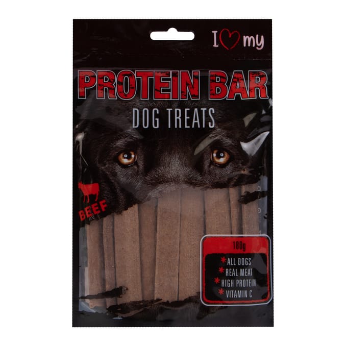 I Love My Pet Protein Bar Dog Treats 180g - Beef