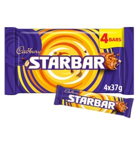 Cadbury Starbar Chocolate 4 Pack Multipack 148g