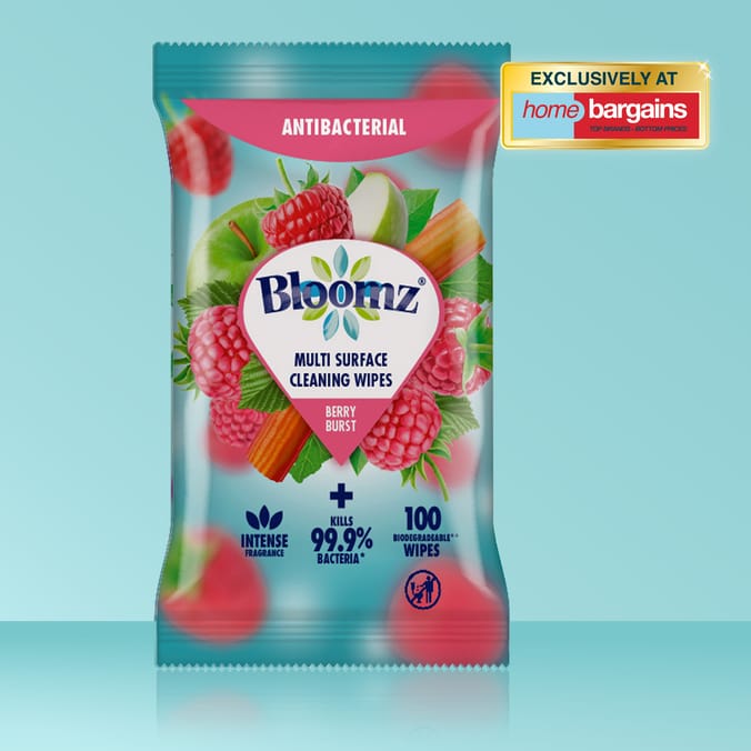 Bloomz Multi Purpose Cleaning Wipes 100s - Berry Burst