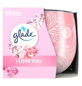 Glade Scented Candle Sleeved 120g "I Love You"