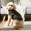 My Pets Cable Knit Jumper Khaki