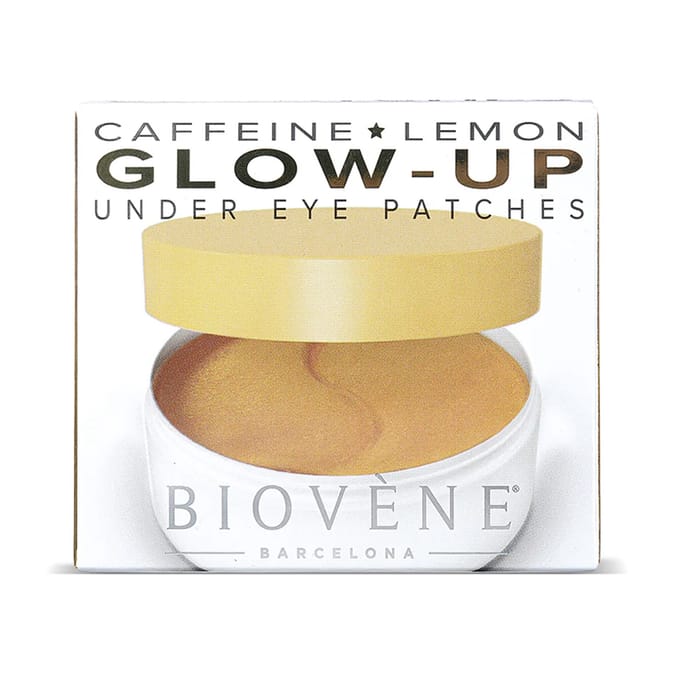 Biovene Glow-Up Hydrogel Eye Patches 60 Pack - Caffeine & Lemon