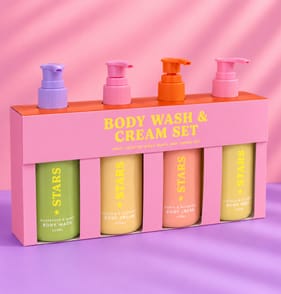 Stars Beauty Body Wash & Cream Set