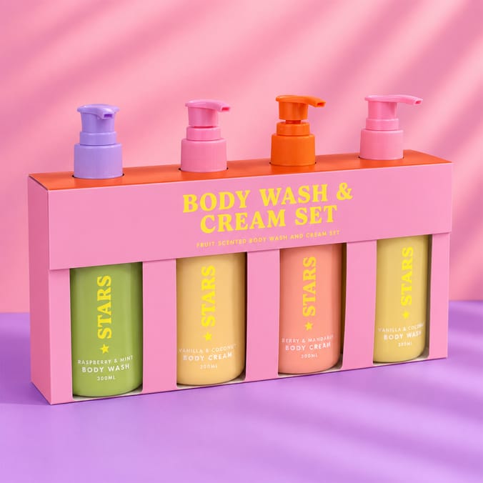 Stars Beauty Body Wash & Cream Set