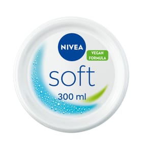 Nivea Soft Moisturiser Face Body & Hands 300ml