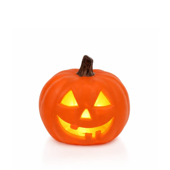 Hallow Scream Mini LED Pumpkin Decoration