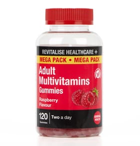Revitalise Healthcare + Adult Vitamin Gummies 120s - Raspberry