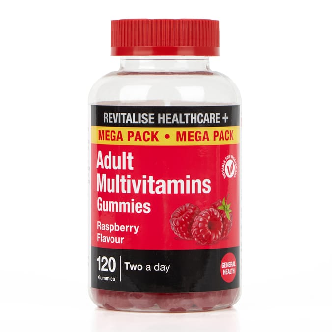 Revitalise Healthcare + Adult Vitamin Gummies 120s - Raspberry