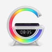 Equatech Rechargeable LED Wireless Charging Speaker with Alarm Clock