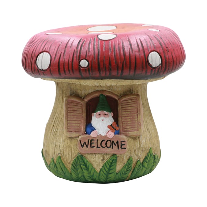 Jardin Mushroom House Garden Stool