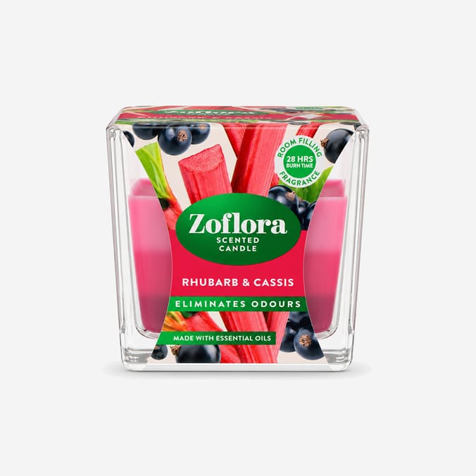 Zoflora Scented Candle 170g - Rhubarb & Cassis
