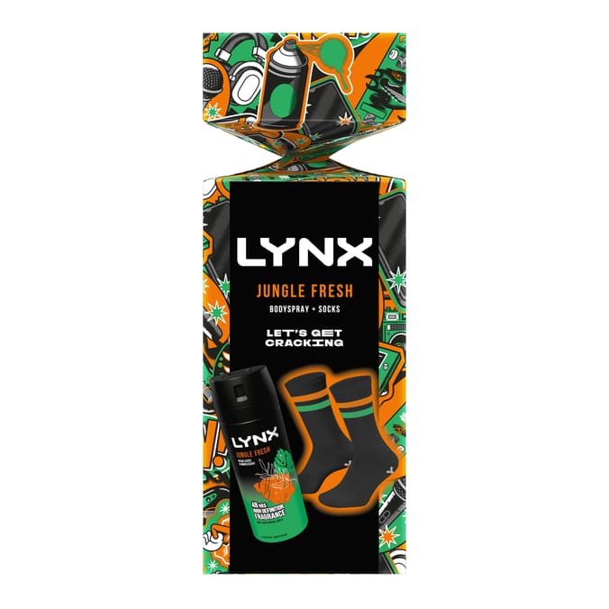 Lynx Body Spray & Socks Gift Set - Let's Get Cracking