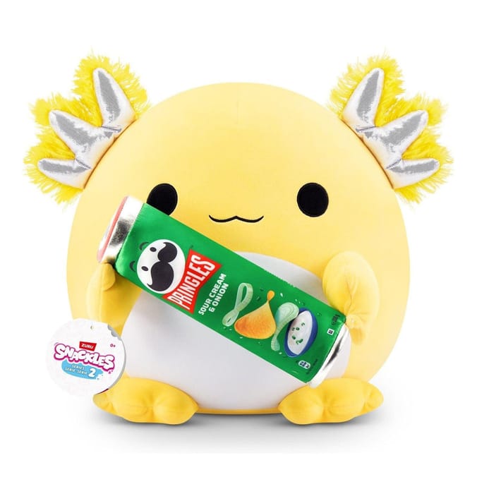 Snackles 14" Plush - Axolotl & Pringles
