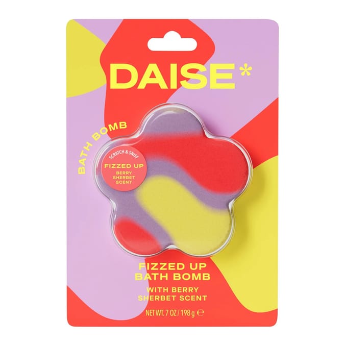 Daise Bath Bomb Fizzed Up 198g - Berry Sherbet Scent