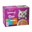 Whiskas Adult 1+ Duo Surf and Turf in Jelly Wet Cat Food Pouches 12 x 85g