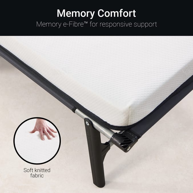Jay-Be RM80 Rollaway Folding Bed with Memory Mattress - Single