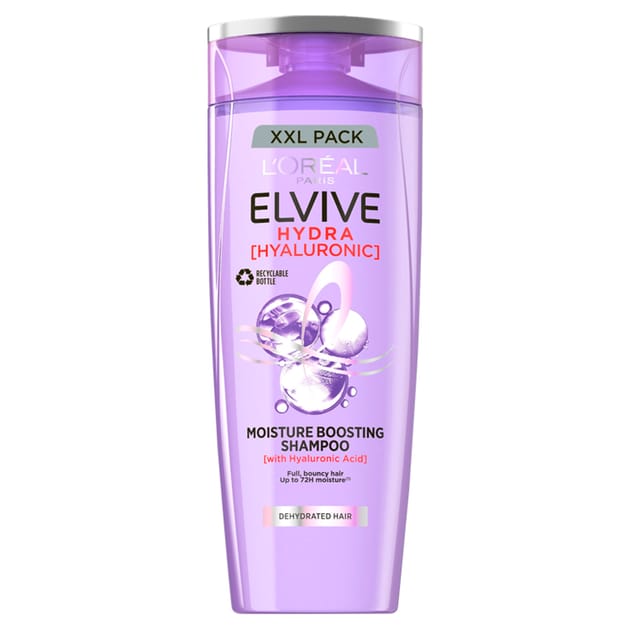 L'Oréal Elvive Hydra Hyaluronic Shampoo with Hyaluronic Acid for Dry