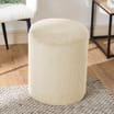 Home Collections Faux Fur Storage Stool