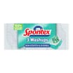 Spontex 3 Washups Non Scratch Sponge Scourers x10