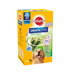 Pedigree Dentastix 21 Fresh Adult Large Dog Treats 810g