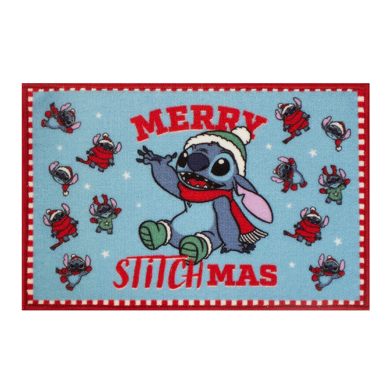 Disney Stitch Washable Door Mat - Merry Stitchmas | Home Bargains