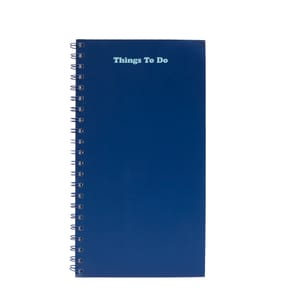 Stationery Store Things To Do Notebook - Blue