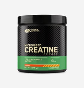 Optimum Nutrition Micronised Creatine Powder 247.5g - Orange