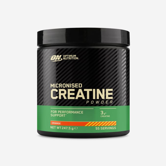Optimum Nutrition Micronised Creatine Powder 247.5g - Orange