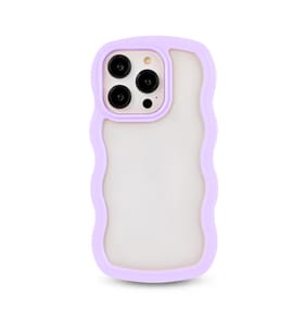 Purple Wavy iPhone Case