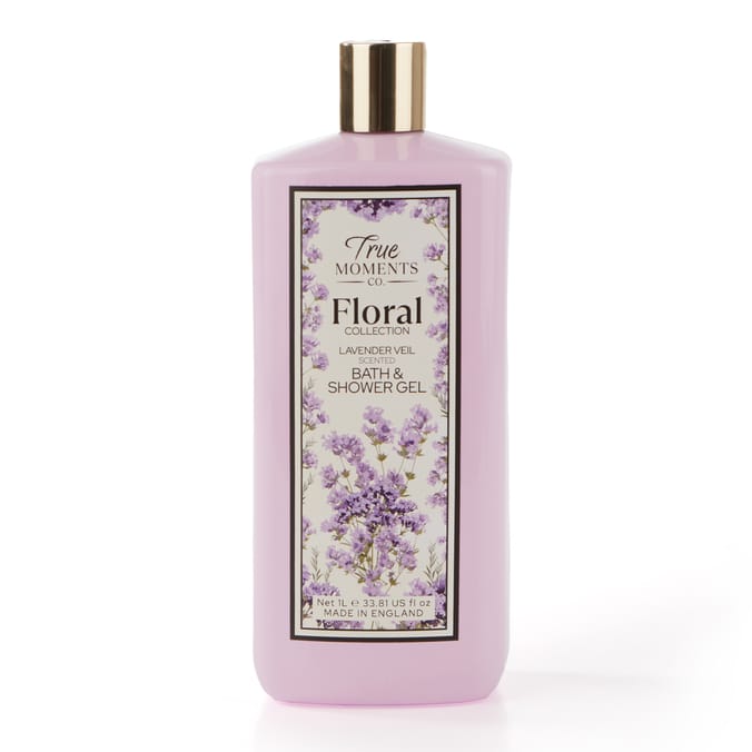 True Moments Bath & Shower Gel 1L - Lavender Veil 