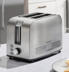 Pifco 2 Slice Toaster - Stainless Steel