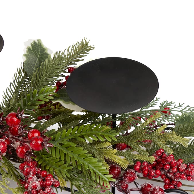 Festive Feeling Berry Table Candle Holder