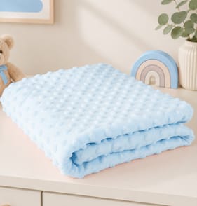 Pure Baby Bubble Blanket - Blue