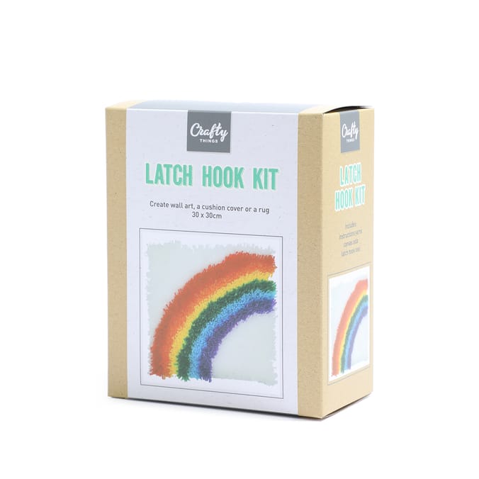 Crafty Things Latch Hook Kit - Rainbow