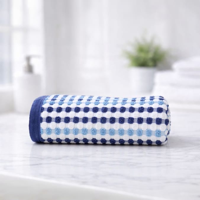 Home Collections Luxury Textured Dot Hand Towel
