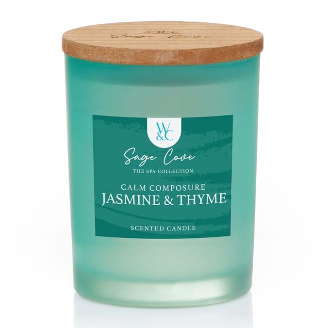 Sage Cove Scented Candle Jar 210g - Calm Composure 