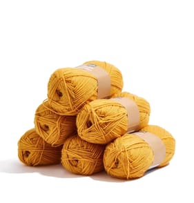 Crafty Things Double Knit Yarn 100g - Mustard x6