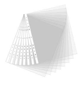 Stationery Store A4 Punch Pockets 100 Pack