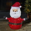 Prestige LED Collapsible Light Up Santa 2ft