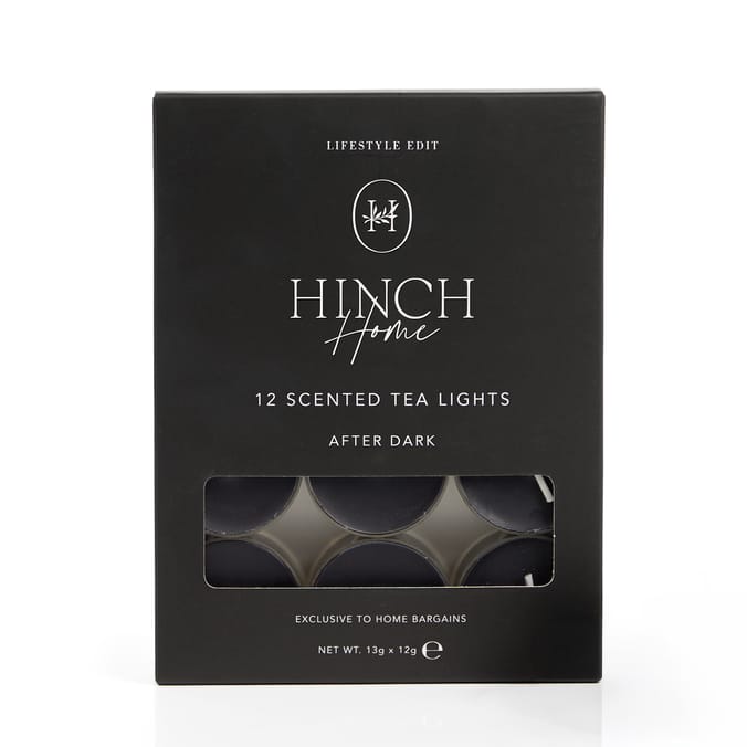 Hinch Home Scented Tealights 12 Pack - After Dark
