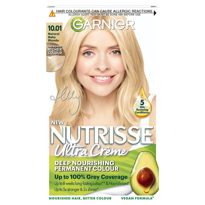 Garnier Nutrisse Ultra Crème Hair Dye - 10.01 Natural Baby Blonde